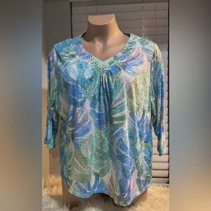 Alfred Dunner Women’s 2X Top